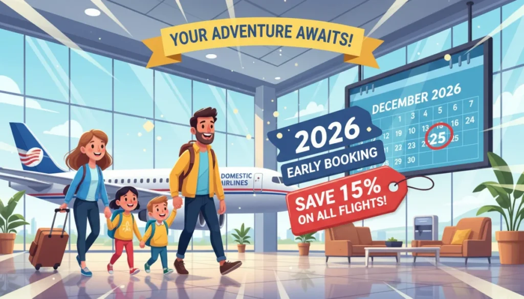 Save 15% on 2026 US Flights: Early Booking Guide