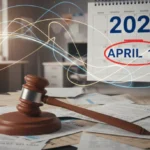 Gavel on tax documents with 2026 calendar, symbolizing federal tax law changes