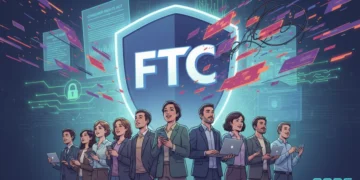 FTC shield protecting consumers from digital threats and deceptive practices in 2026