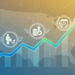 Economic graph showing upward trends in US job growth projections