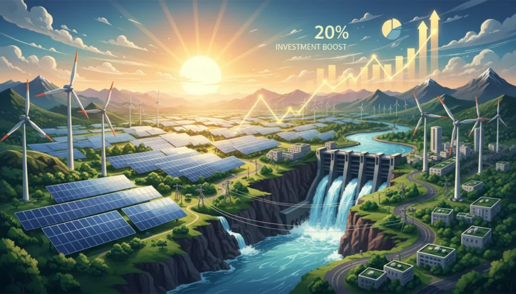US Energy Independence: 20% Renewable Investment Boost by 2026